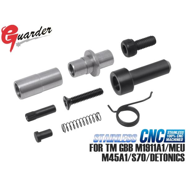 ★☆★ 5,500円以上ご購入で送料無料 ★☆★[失くしやすい小部品をひとまとめにしたお得なセット]●商品名 ： GUARDER ハンマーシャーシ インナーパーツセット for マルイ M1911A1/MEU/M45A1/S70/Deton...