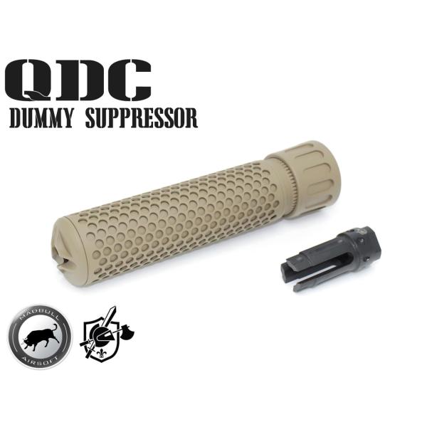 MAD-KA-002 MADBULL KAC QDC Airsoft ダミーサプレッサー TAN 14mm正