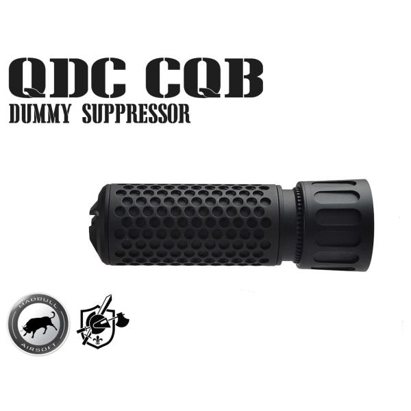 KAC QDC CQB Airsoft ダミー・サプレッサー MAD-KA-003 MADBULL KAC QDC CQB Airsoft ダミーサプレッサー BK 14mm
