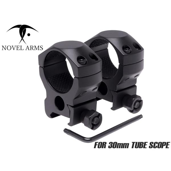 ★☆★ 5,500円以上ご購入で送料無料 ★☆★[30mmボディ対応のミドルマウントセット]●商品名 ： NOVEL ARMS ダブルナットマウント MIDDLE 30mmチューブ対応 for 20mmレール●商品番号 ： NA-SCM-0...