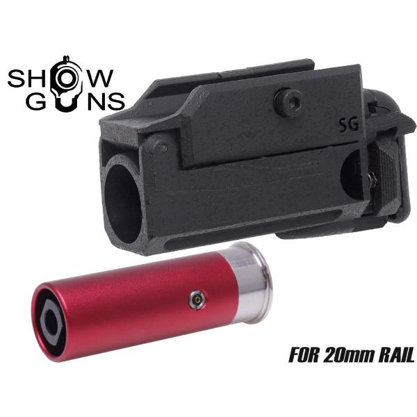 ★☆★ 当商品は全国一律送料無料で配送可能 ★☆★[20mmレールに搭載可能な超ミニランチャー！しかもショットシェル式でリロードが可能！]●商品名 ： SHOWGUNS MSL ミニショットガンランチャー●商品番号 ： SHG-LUN-00...