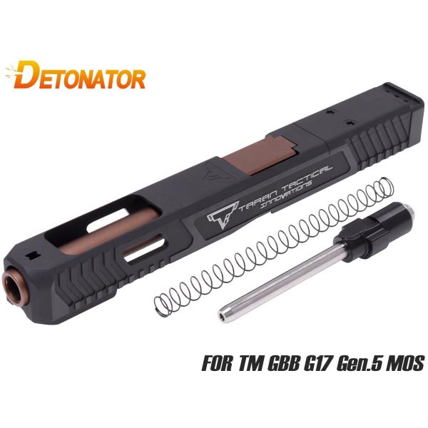 DETONATOR G17 GEN5 M.O.S. スライド Detonator CNC Aluminum G17 Gen5 MOS slide set for Tokyo