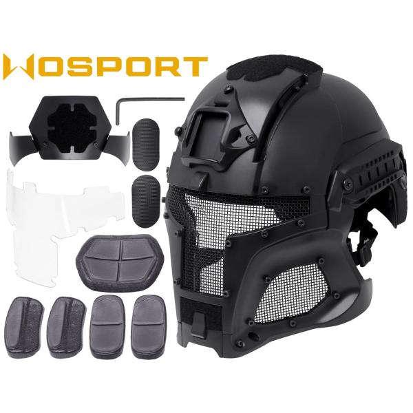 WO-HLM-008B WoSporT アイアンウォーリアー ヘルメット : MILITARY