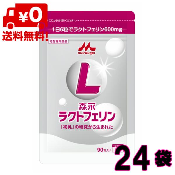 森永 ラクトフェリン 90粒入 24個 （1日6錠×360日分） 【送料無料】 森永ラクトフェリン 森永乳業 宅配専用商品 【森永斡旋品】
