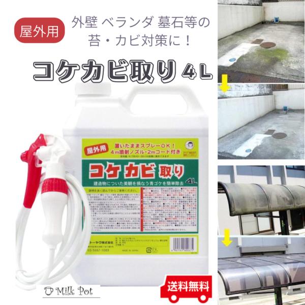 コケカビ取り 業務用 18L 屋外用 詰替え用 掃除用品 カビ予防 コケカビ取り 業務用 18L 屋外用 詰替え用 掃除用品 カビ予防