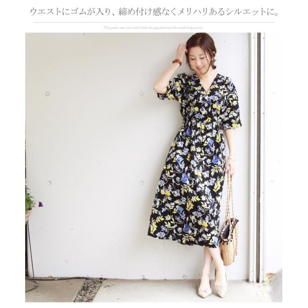 授乳服 マタニティ ワンピース 夏 サマーフローラ ロングワンピース スナップボタン お宮参り 半袖 花柄 マキシ マタニティ 服 マタニティウエア Buyee Buyee Japanese Proxy Service Buy From Japan Bot Online