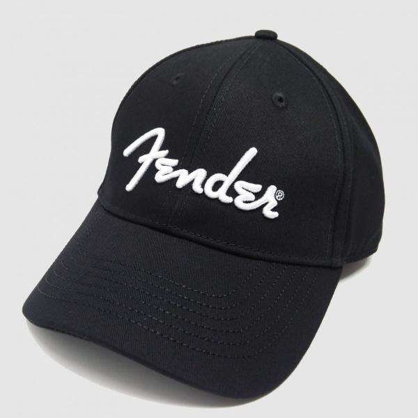 フェンダー キャップ Fender Cap 帽子 サイズ 調整可能 黒ベースボール 