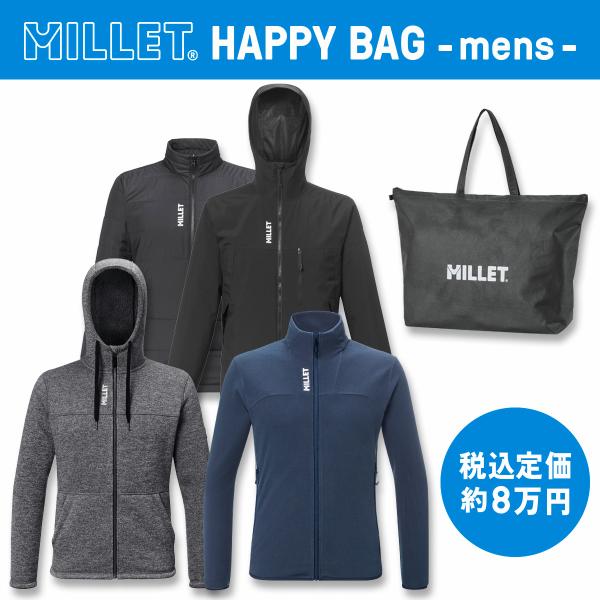 数量限定、3in1 防水透湿アウター入り3点セット※こちらの商品はギフトラッピング対象外商品となります。ミレー Millet 【メンズ】HAPPY BAG 2026