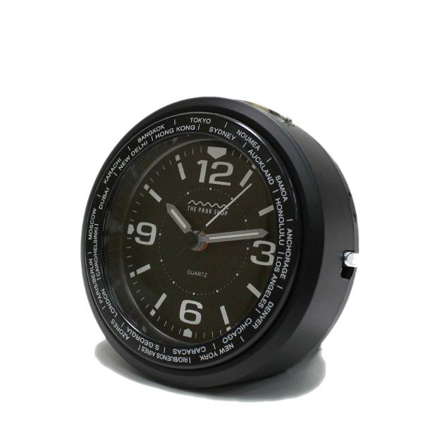 THE PARK SHOP ザ・パークショップ“ザ・パークショップ”のworldboyクロック・ワールドタイムデザインが印象的な置時計・アラーム、ライト、スヌーズ機能がついて機能性も抜群・使用電池は単三電池1本・お部屋のインテリアとしてもお...
