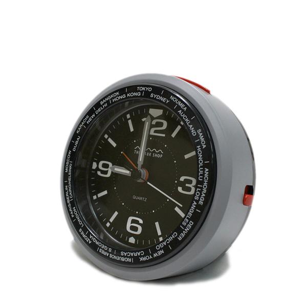 THE PARK SHOP ザ・パークショップ“ザ・パークショップ”のworldboyクロック・ワールドタイムデザインが印象的な置時計・アラーム、ライト、スヌーズ機能がついて機能性も抜群・使用電池は単三電池1本・お部屋のインテリアとしてもお...