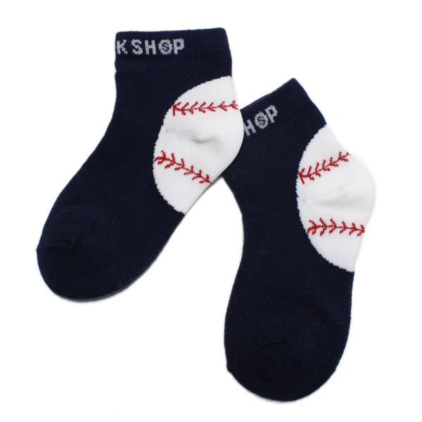 ソックス・レッグウォーマー "THE PARK SHOP ザ・パークショップ" ANKLE BALL ソックス ネイビー