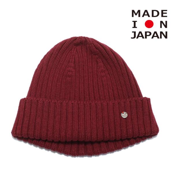 セール 「70%OFF」 帽子 "ゴートゥーハリウッド" コットン ニットキャップ アサメ 13WNワイン