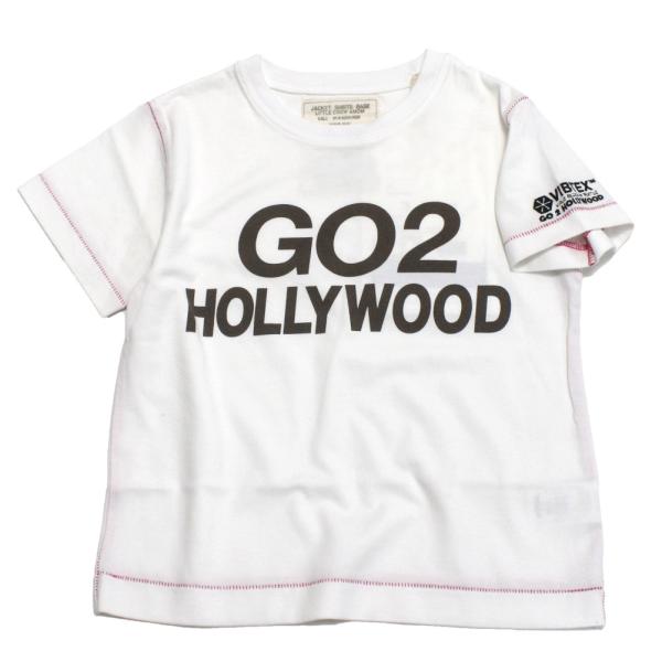 半袖Tシャツ "ゴートゥーハリウッド" VIBTEX GO２HOLLYWOOD Tシャツ 1W白
