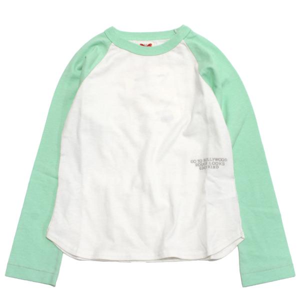 長袖Tシャツ "ゴートゥーハリウッド" テンジク ラグラン TEE 28LGN淡緑