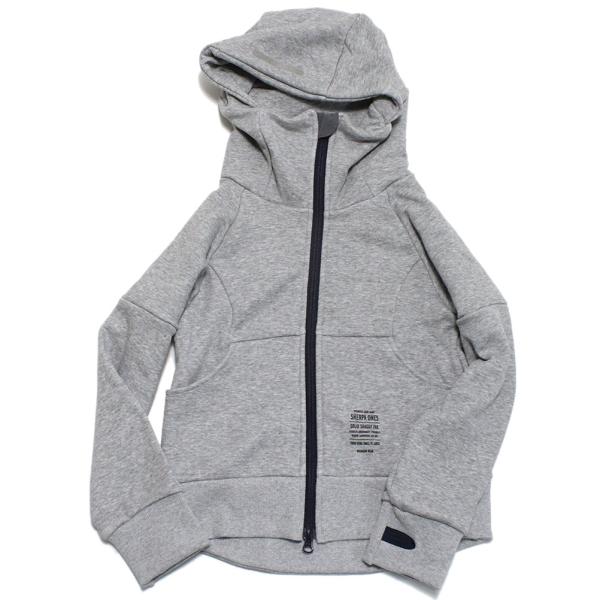 highking ハイキング“ハイキング”のstealth フーディー・ストレスフリーな着用感と抜群の保温性を持つ、忍者パーカー・フルフェイスのヘルメットの様なフード・袖口にはサムホールが付いた防寒バッチリの1枚・サムホールの配色パイピング...