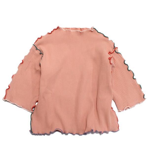 NEEDLE WORKS ニードルワークス“ニードルワークス”の【NeWo】メローTシャツ・伸縮性のあるリブ素材・カラフルな配色のメローデザイン・同素材のパンツとセットアップも◎・ベビーギフトにもおすすめです関連キーワード:ベビー BABY...