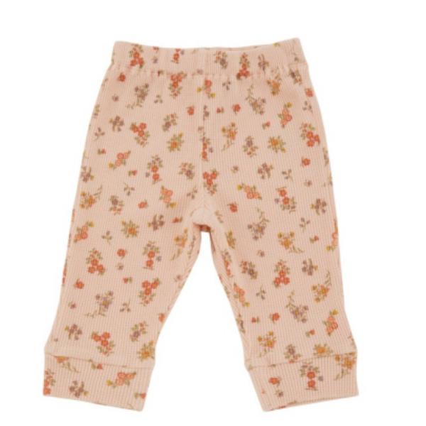 Ocean＆Ground オーシャン＆グラウンド“オーシャン＆グラウンド”のソウガラワッフルベビーレギンス・カラフルな潜水艦やお花柄の総柄レギンス・9分丈・柔らかく穿き心地のいいワッフル素材・デイリー使いしやすいアイテム注意事項 : モデル...