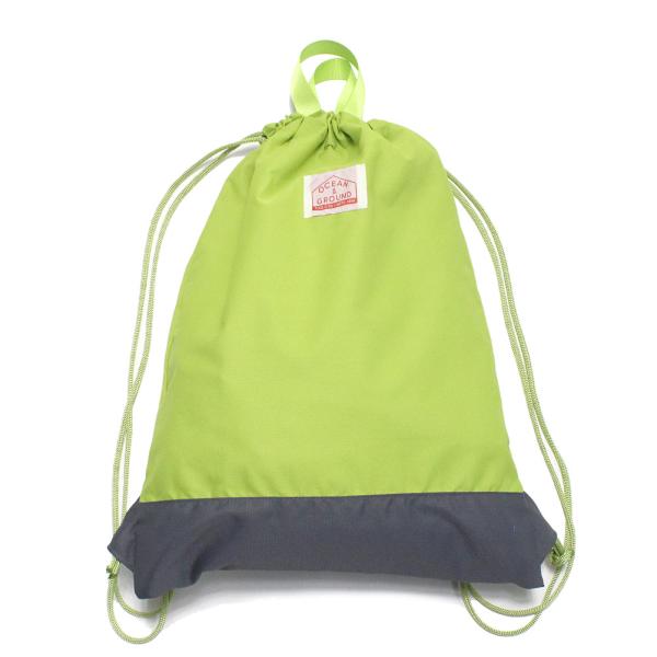 Ocean＆Ground（GOODS） オーシャン＆グラウンドグッズ“オーシャン＆グラウンドグッズ”のCAMP DAY ナップサック・カラー豊富でデイリーに使いやすいナップサック・通園通学はもちろん、習い事にもおすすめ◎・軽量で耐久性に優れ...