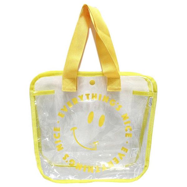 Ocean＆Ground（GOODS） オーシャン＆グラウンドグッズ“オーシャン＆グラウンドグッズ”のSUMMER POP DAYS プールBAG・ロゴとスマイルマークがポイントのプールBAG・しっかりとしたマチ付きで容量もたっぷり・プール...