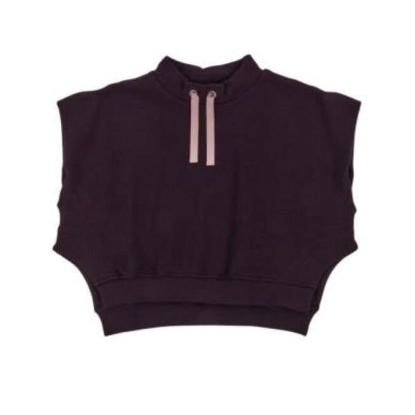 Ocean＆Ground オーシャン＆グラウンド“オーシャン＆グラウンド”のモックネックスウェットベスト・ドロップショルダーシルエットがこなれ感を演出・アクセントになるサイドアーチをプラス・柔らかい裏毛素材で、秋から春先まで着用可能・デイリ...