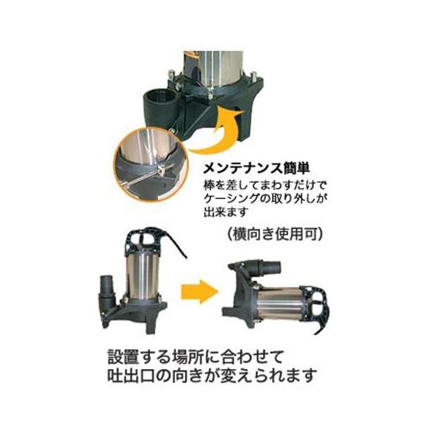 通販限定販売 工進 汚水用 ステンレス 水中ポンプ ポンスター Pz 550a 50hz 人気のクリスマスアイテムがいっぱい