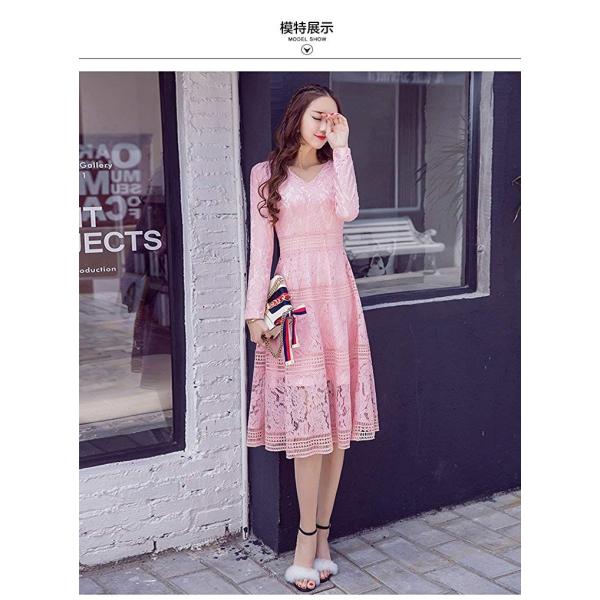 長袖 総レースワンピース ひざ丈 シースルー 黒 赤 ピンク S M L Ll 3l 4l 5l 大きいサイズ 5l ピンク Drplastaras Com