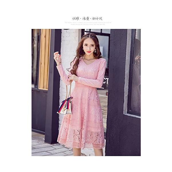 長袖 総レースワンピース ひざ丈 シースルー 黒 赤 ピンク S M L Ll 3l 4l 5l 大きいサイズ 5l ピンク Drplastaras Com