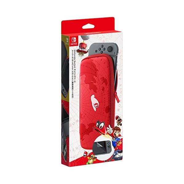 Nintendo Switchキャリングケース スーパーマリオ オデッセイエディション 画面保護シート付き Www Zenithaviation In