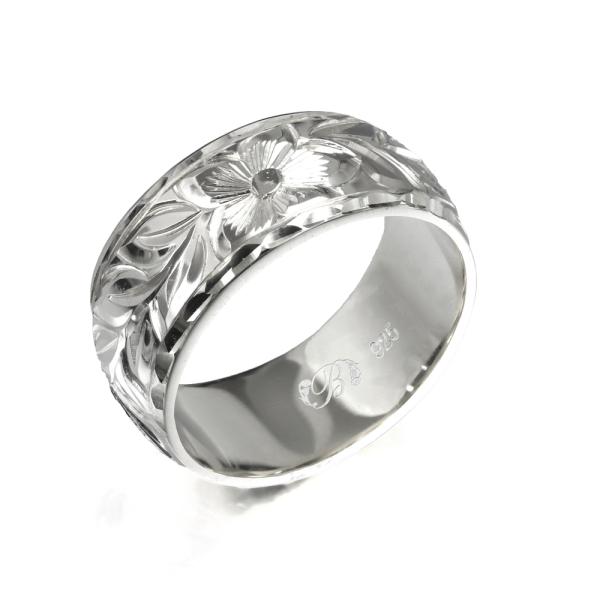 お問合せ品番：SB8B-C15◆商品名シルバー925 バレル 幅8mm 厚み1.5mm マイレリーフ ダイヤモンドカット リング◆こちらはオーダーメイド商品です入金確認後に、ハワイの工房に製作を依頼する受注生産の商品です。ご注文後のキャンセ...