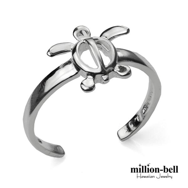 ハワイアンジュエリー トゥリング 足の指輪 ホヌ レディース シルバー925 ホヌ フリーサイズ トウリング ハワジュ