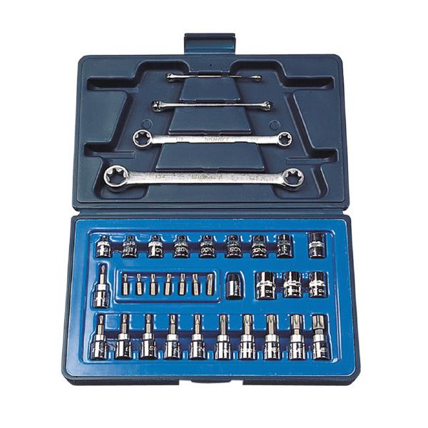 SIGNET 3/8DR ヘクスローブソケットセット 12835 SIGNET（シグネット） 12835 3/8DR ヘクスローブソケットセット