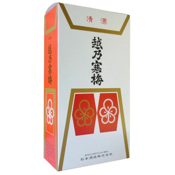 日本酒　越乃寒梅　1800ml2本用　化粧箱