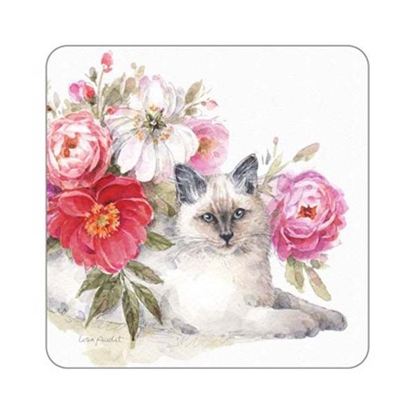 ■アーティスト：リサ・オーディット■約9.5cm*9.5cm*0.3cm■熱や水に強く裏面はコルクが貼られています■輸入国：アメリカ　生産国：アメリカ■メーカー：Legacy■配送方法：追跡メール便/レターパックプラス　可