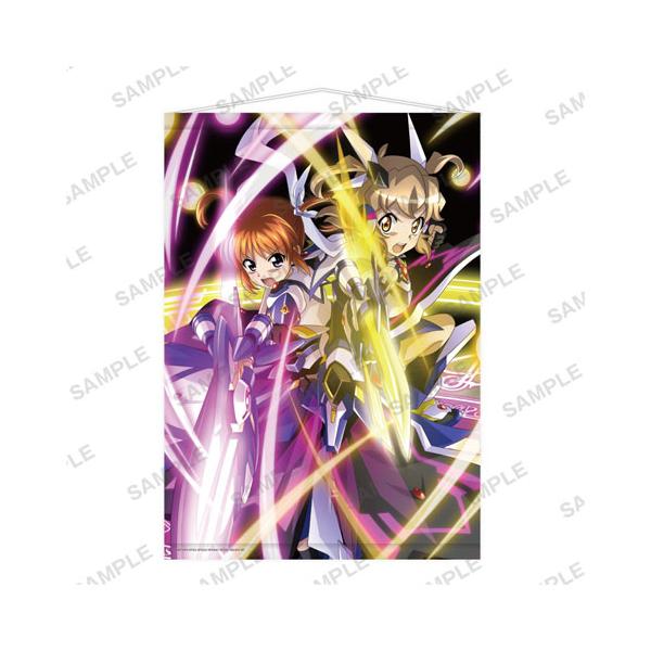 魔法少女リリカルなのは　DMMスクラッチ　A賞　なのは　フェイト　タペストリー リリカルなのは DMM スクラッチ くじA賞 フェイト B2