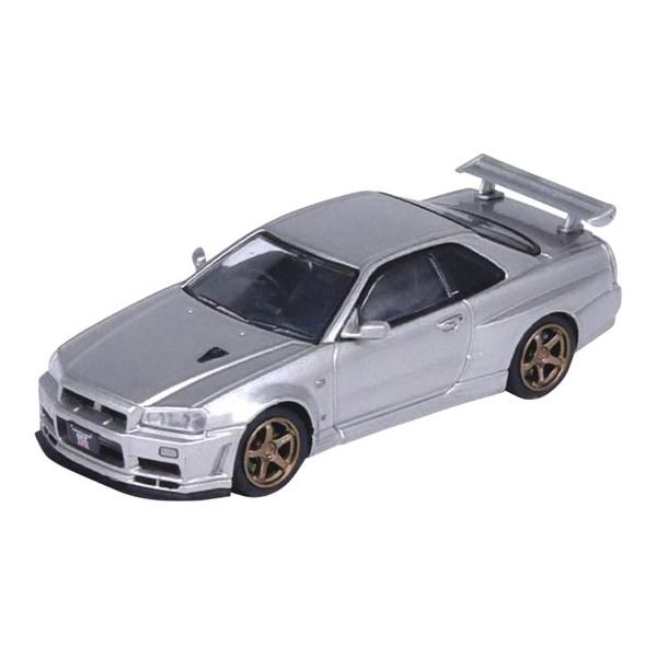 エブロ　日産スカイラインGT-R（R 34）VスペックⅡ 1/24 シルバー Amazon | エブロ 1/24 スカイラインGT-R R34 VスペックII シルバー