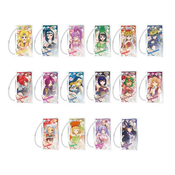 戦国乙女アクリルドミノキーチェーン【コンプリートセット