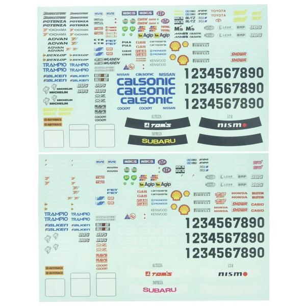 スポンサーデカール スクエア MINI-Z ミニッツ SKM-100 メール便可