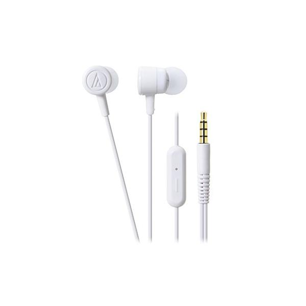 audio-technica �I�[�f�B�I�e�N�j�J �X�}�[�g�t�H���p�C���i�[�C���[�w�b�h�z�� ATH-CKL220iS WH�i�z���C�g�j