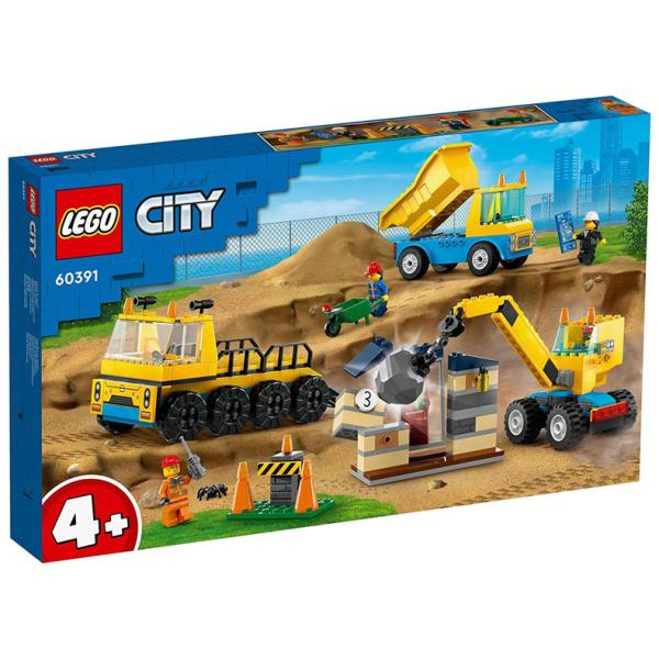 LEGO レゴ シティ 60391 トラックと鉄球クレーン車 : mimiy - 通販
