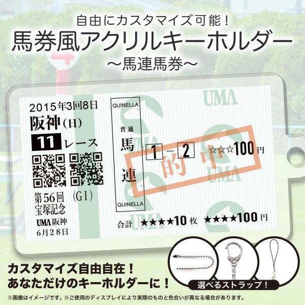 JRA 競馬グッズ 記念品セット アクリルキーホルダー カード mimus-shop_acrylic-baken-umaren