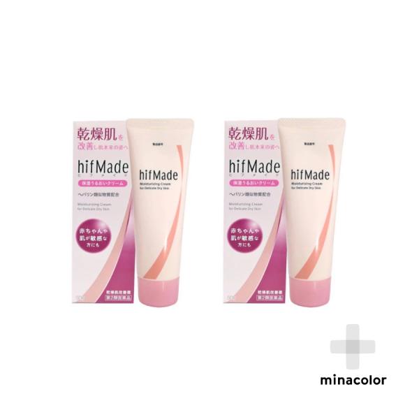 ヒフメイド油性クリーム 50g 2個セット ヒルドイドソフト軟膏と同じ成分の市販薬 第2類医薬品 Minacolor Hifmade 2 ミナカラ薬局yahoo ショッピング店 通販 Yahoo ショッピング