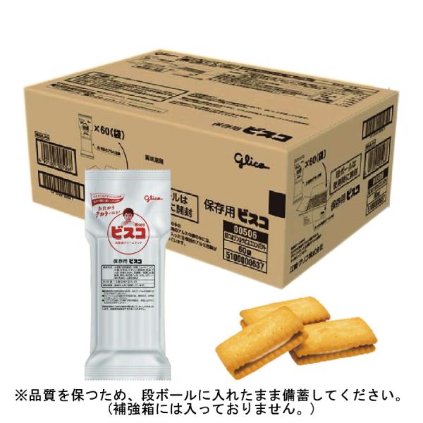 保存用ビスコ コンパクトタイプ（5枚入り×3袋）×60パック 非常食