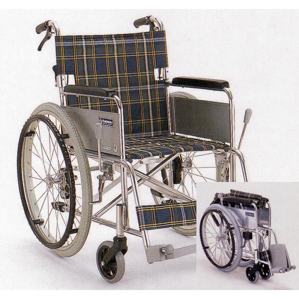 重さ約15.2kgの軽量、座幅は42cmのゆったりサイズ。エアータイヤの中にポリウレタンを入れたノーパンクタイヤを使用しておりますので室内外で快適・スムースにお使いになれます。ワンタッチ操作で収納も簡単。　・フレーム/アルミ製、座幅/420...