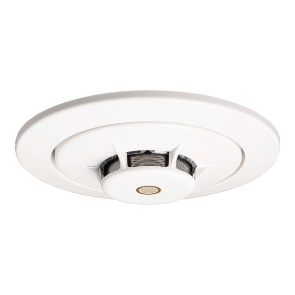 能美防災 光電式スポット型感知器 試験機能付 FDKJ253S-D 20個 能美防災 光電式スポット型感知器 進P4 2種 埋込型 室外表示灯回路