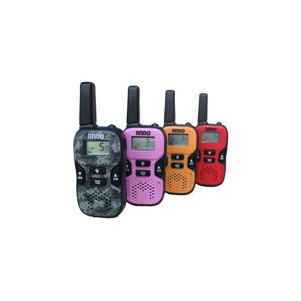 未使用あり ANDO ポケットトランシーバー T17-042LY-2P 3セット ポケットトランシーバー2個セット T17-042LY-2P ANDO製【避難生活用品