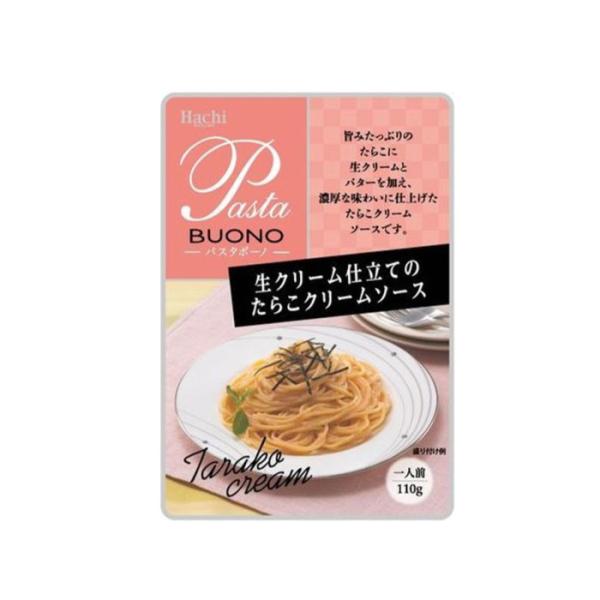 たらこの旨みと生クリームのまろやかなコクが楽しめる「ハチ食品 パスタボーノ 生クリームソース仕立てのたらこクリームソース」。たらこの風味を活かしつつ、生クリームでやさしく仕上げたクリーミーな味わいが特長です。パスタによく絡み、最後まで濃厚な...
