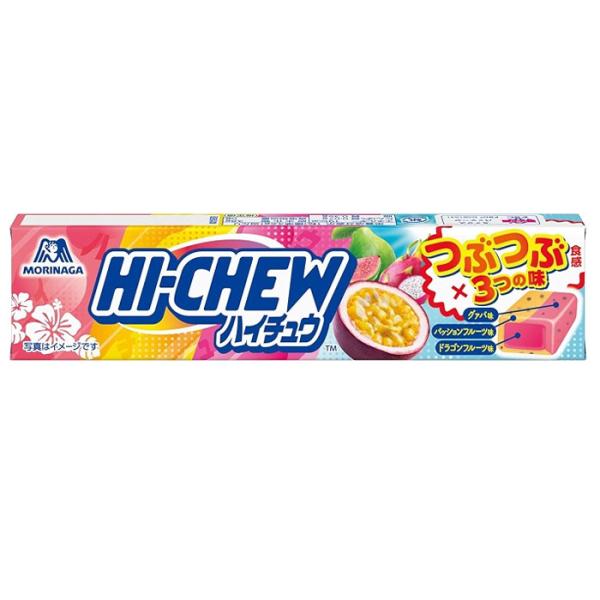 森永製菓 ハイチュウ つぶつぶトロピカルミックス 12粒 T4902888275272 トロピカルミックス トロピカルフルーツ パッションフルーツ グァバ 爆買