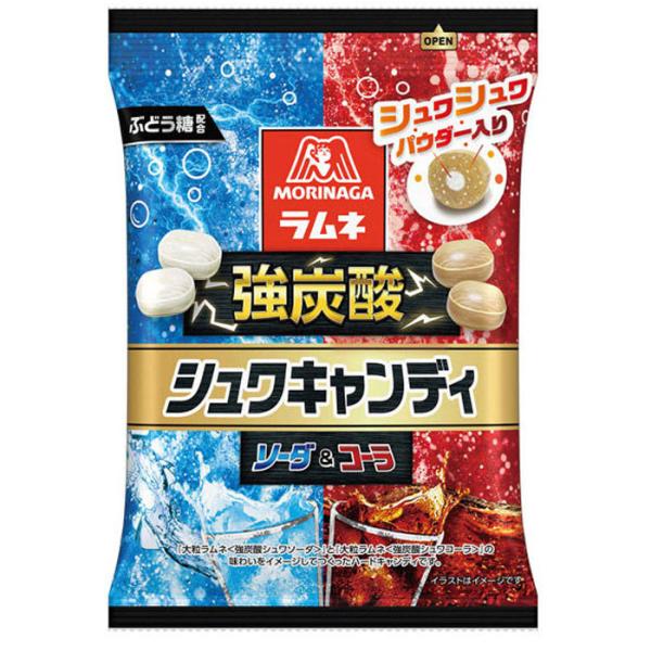 森永ラムネ 強炭酸シュワキャンディ ソーダ&コーラ 75g T4902888275388 森永製菓 キャンディ ソーダ コーラ 炭酸キャンディ ハードキャンディ 爆買