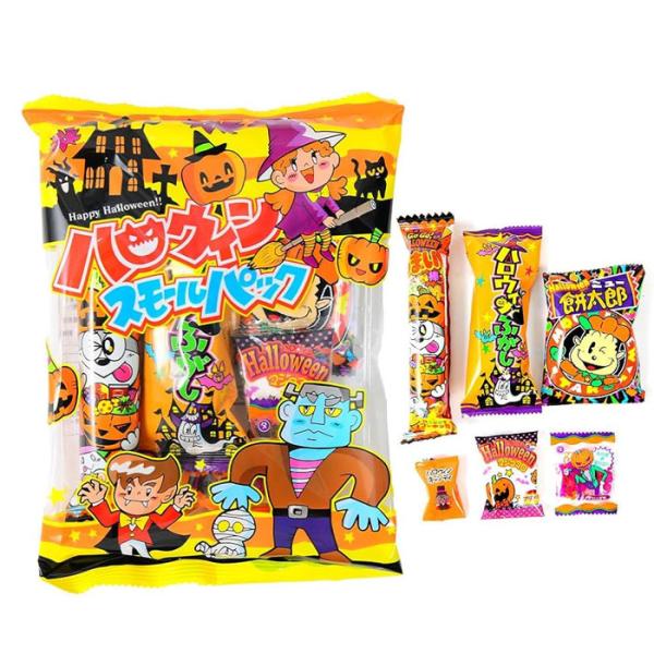 やおきん ハロウィン スモールパック 6点入り T4903013830397 プレゼント 景品 お菓子パック 詰合せ お菓子 駄菓子子供会 お菓子 駄菓子 お菓子 配り菓子 爆買