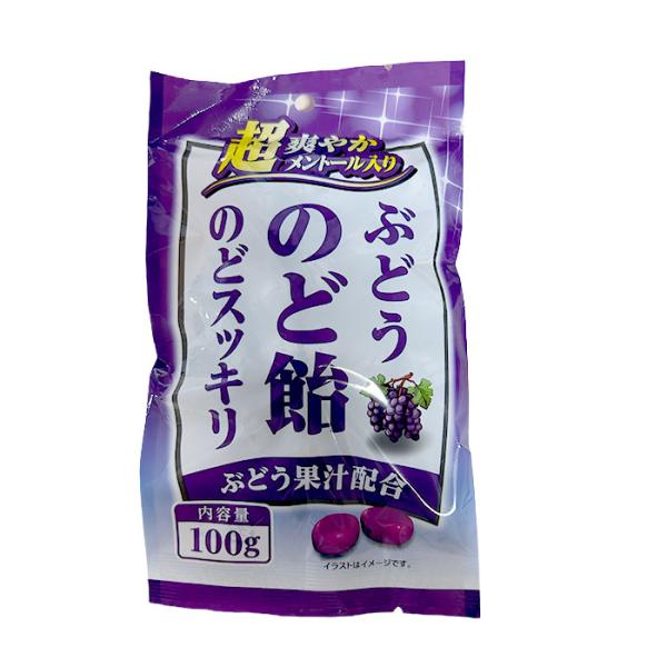 第一製菓の「ぶどうのど飴」は、ぶどうの風味を活かした、なめやすくやさしい味わいののど飴です。口に入れると広がる、甘酸っぱくフルーティーな味わいが、乾燥しがちな季節や声を使う毎日ののどを心地よくケアします。刺激が強すぎないため、お子様から大人...